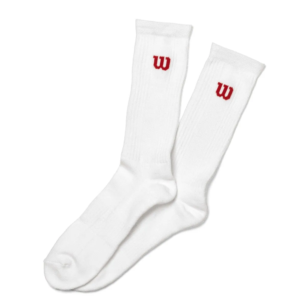 Wilson Men's Crew Sock White (3 pairs)