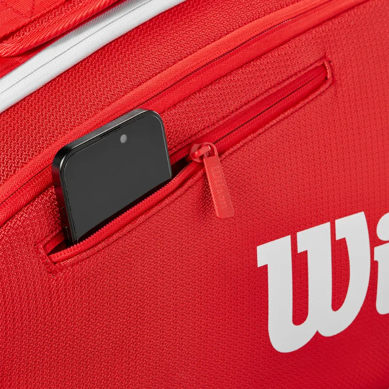 Wilson Super Tour 15 Pack 2025 Bag - Red