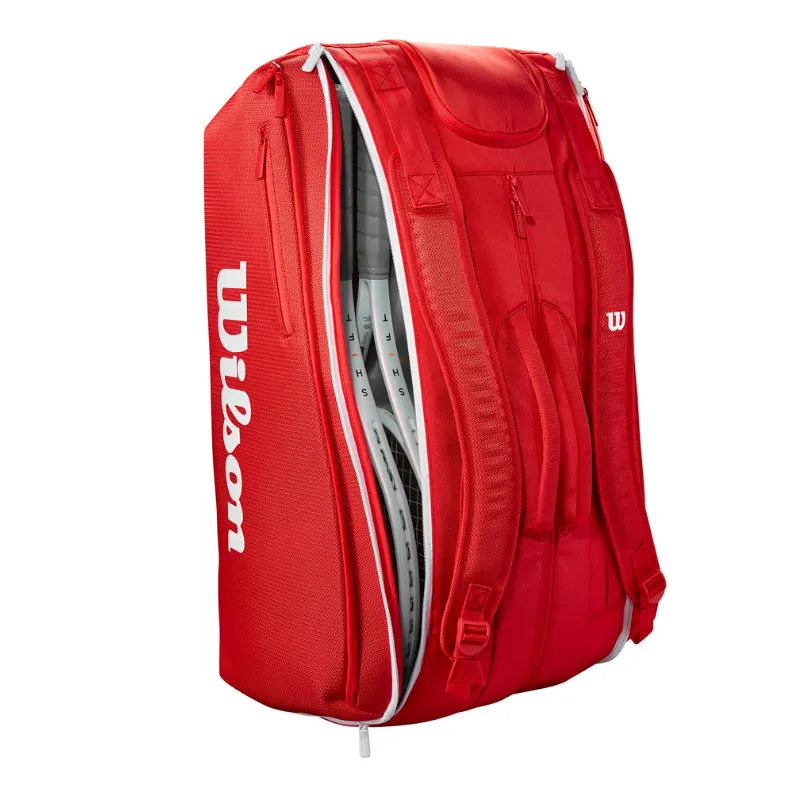 Wilson Super Tour 15 Pack 2025 Bag - Red