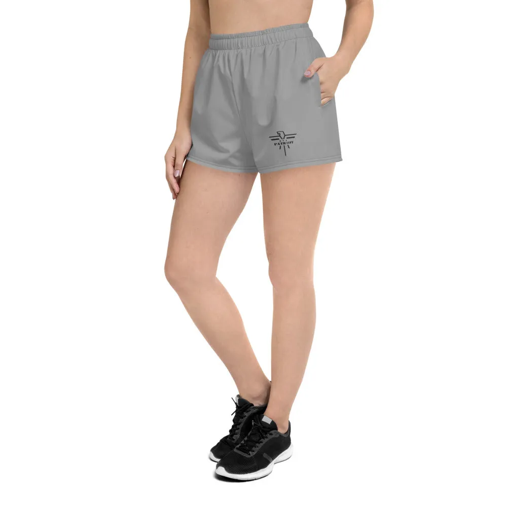 Women Athletic Shorts Grey