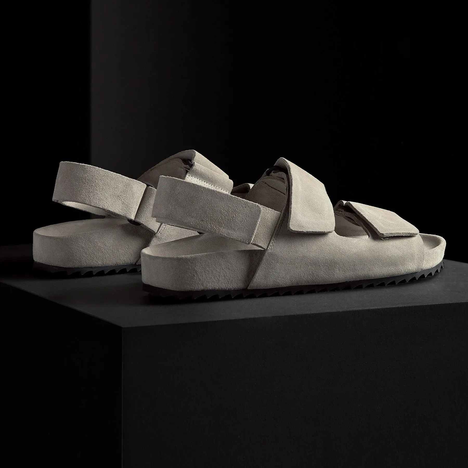 Women's Double Strap Velcro Sandal - Earth