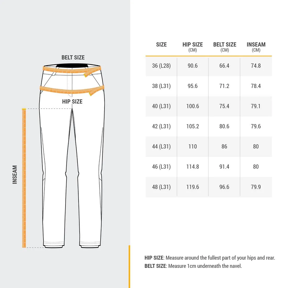 Women's Mountain Walking Trousers MH100