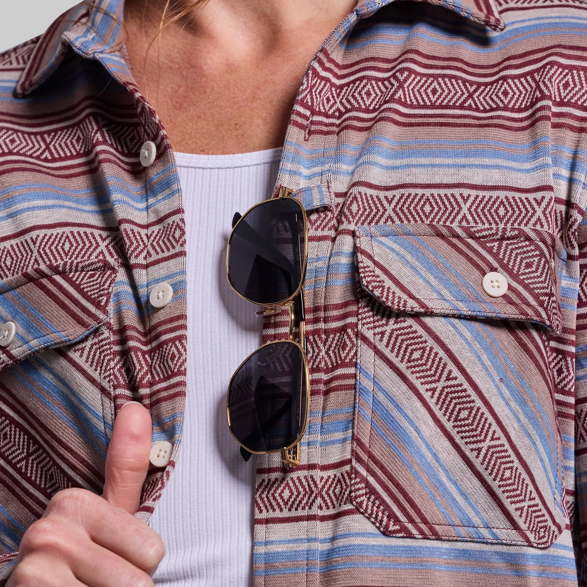 Woodsman Stretchy Flannel (Aztec)