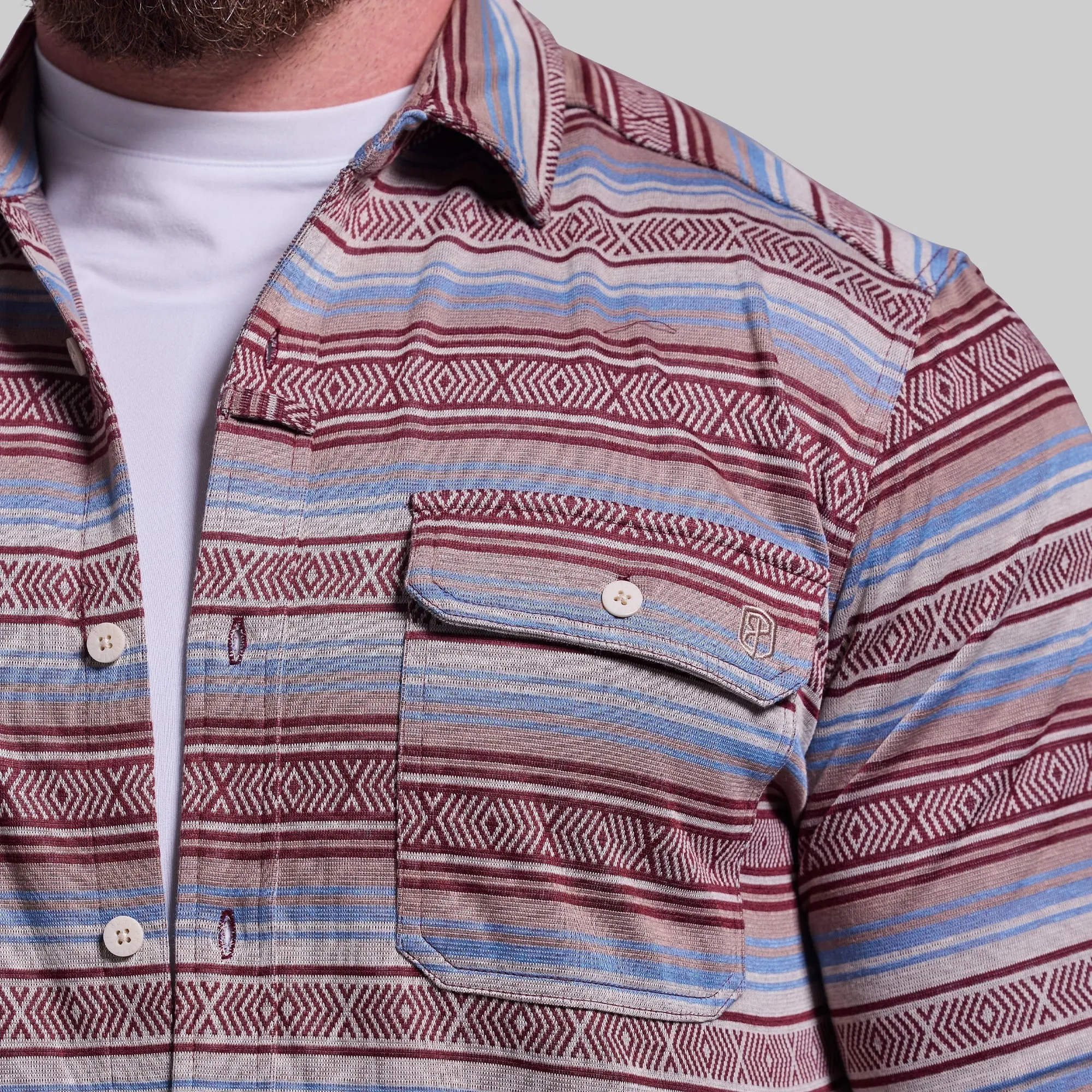 Woodsman Stretchy Flannel (Aztec)