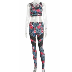 Yoga outfit floral print