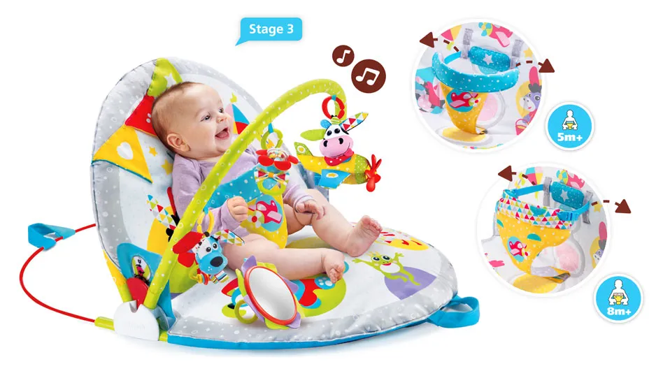 Yookidoo Gymotion Lay to Sit-Up Play