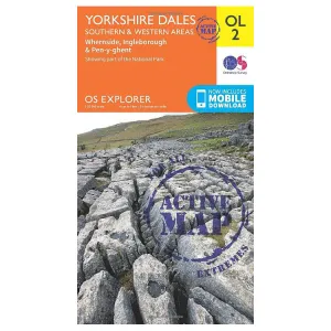 Yorkshire Dales Southern and Western - OS Explorer OL2 Active