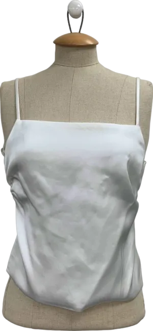 Zara White Camisole Top UK S