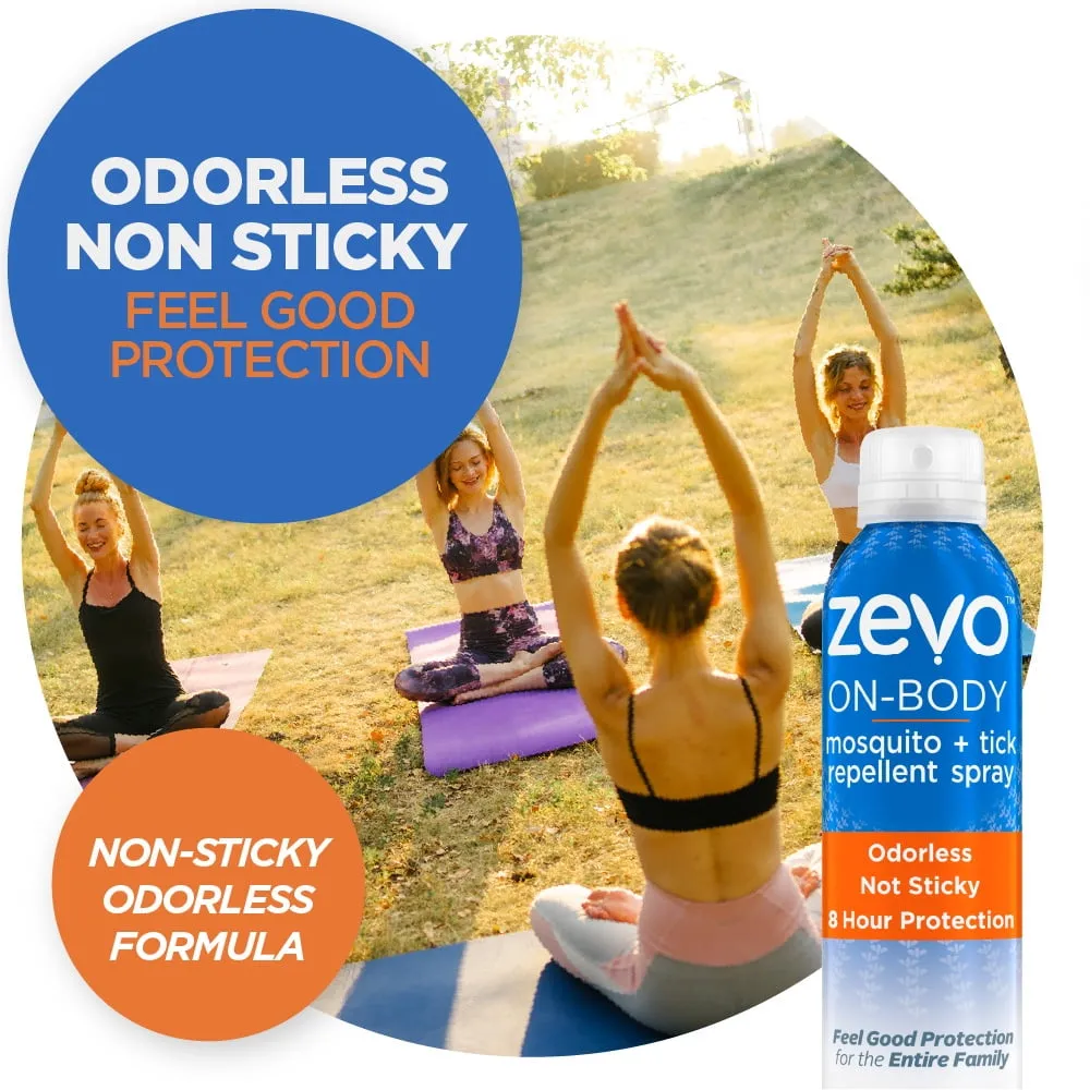 Zevo On Body Mosquito Repellent   Tick Repellent - Bug Spray - Aerosol Spray