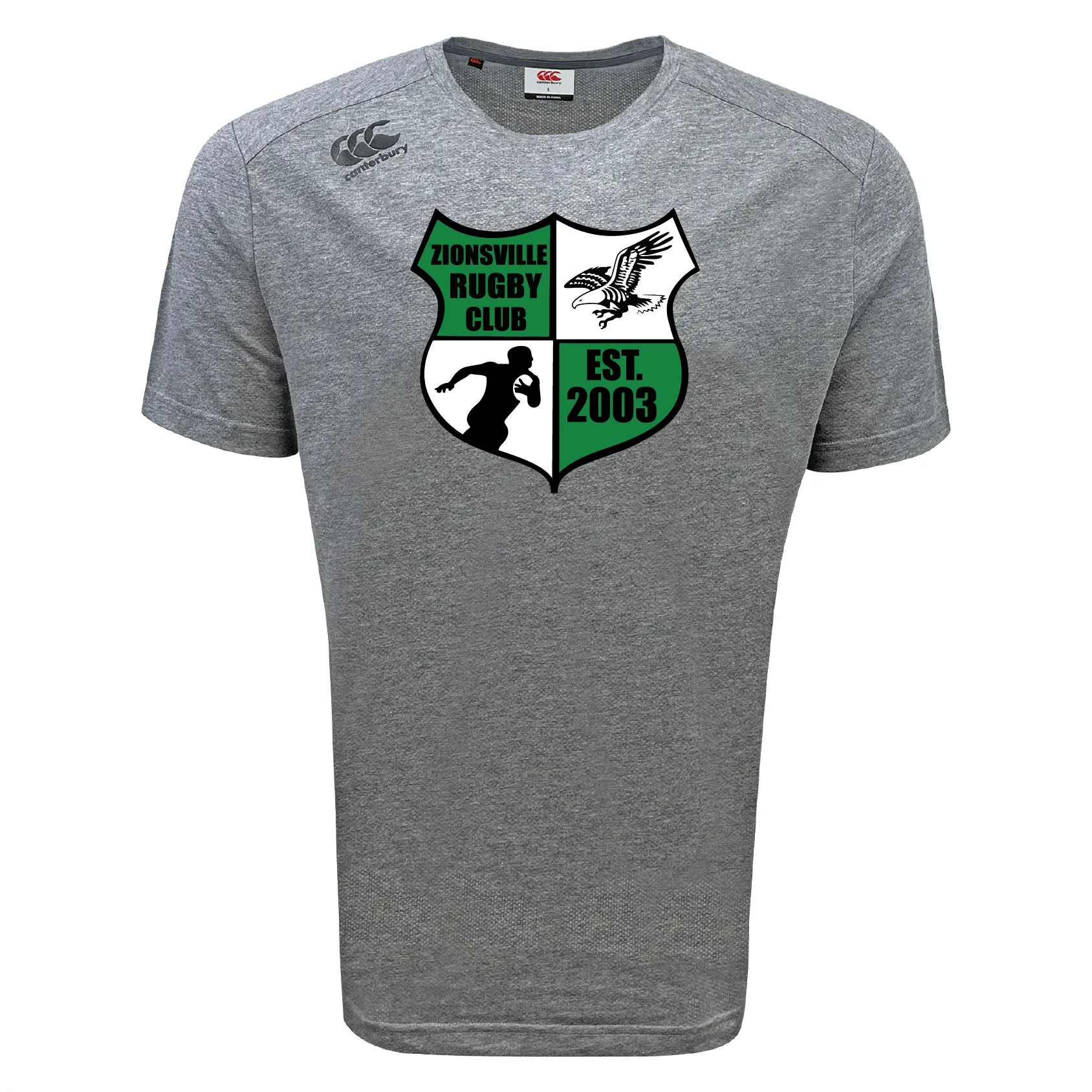 Zionsville Rugby Tempo Vapodri T-Shirt by Canterbury